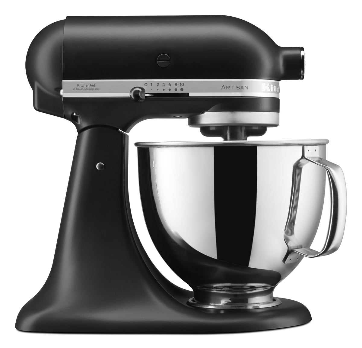 125 Artisan Stand Mixer With Accessories | Matte Black