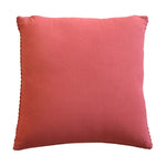 Ribbed Cushion Set, Velvet Fabric | Set of 2 | Red