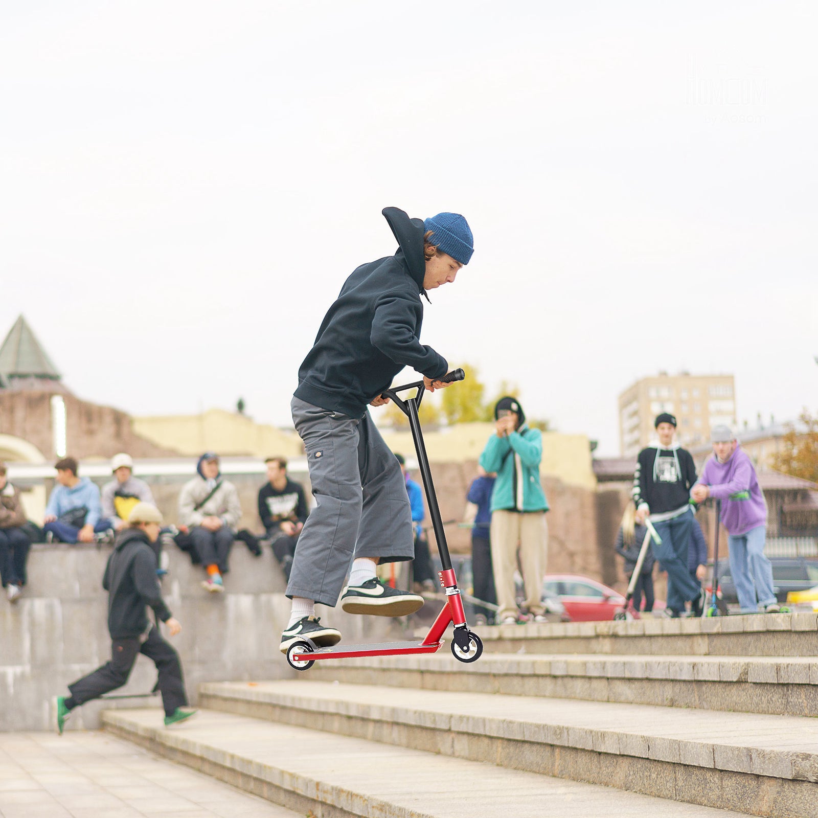 Stunt Scooter, Aluminium Deck, Abec 7 | Red
