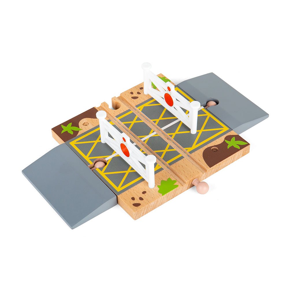 Level Crossing Accessory for Wooden Train Sets