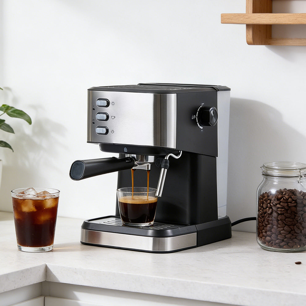 1.5l Espresso Machine With Milk Frother