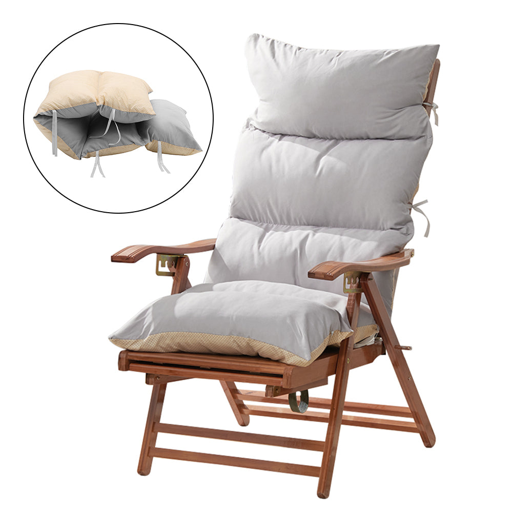 125 X 50cm Indoor Outdoor Chair Cushion With Ties