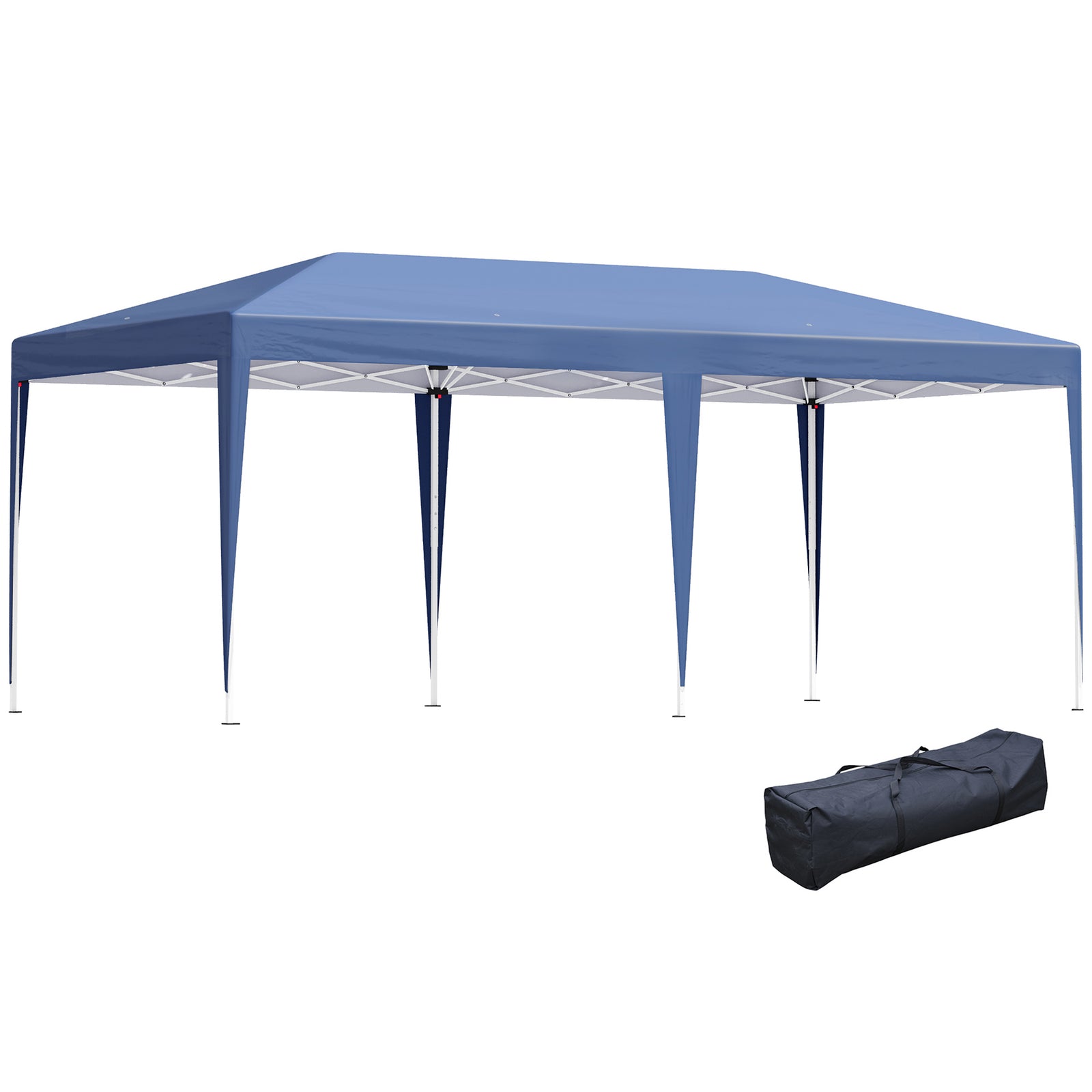 3 X 6 M Pop Up Gazebo Patio Party Event Heavy Duty Canopy | Blue