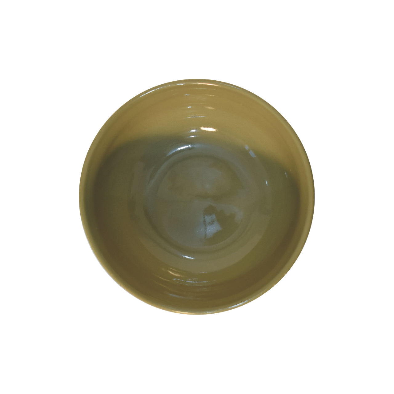 Dahlia Plate Set, Ceramic, Olive Green