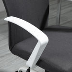 Linen Swivel Office Chair Task | Dark Gray
