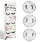 Aquarius Double Glam Volume Magnetic False Eyelash Set Sexy 3 Pairs Gift Set