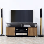 Tv Cabinet Stand Entertainment Media Black | Brown