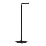 Stainless Steel Freestanding Toilet Roll Holder -square Base | Black