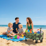 62l Festival Trolley, 100kg Heavy Duty Folding Trolley Cart | Green