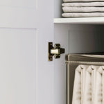 Wardrobe For Bedroom, Double Wardrobe With Hanging Rail | One Size | White