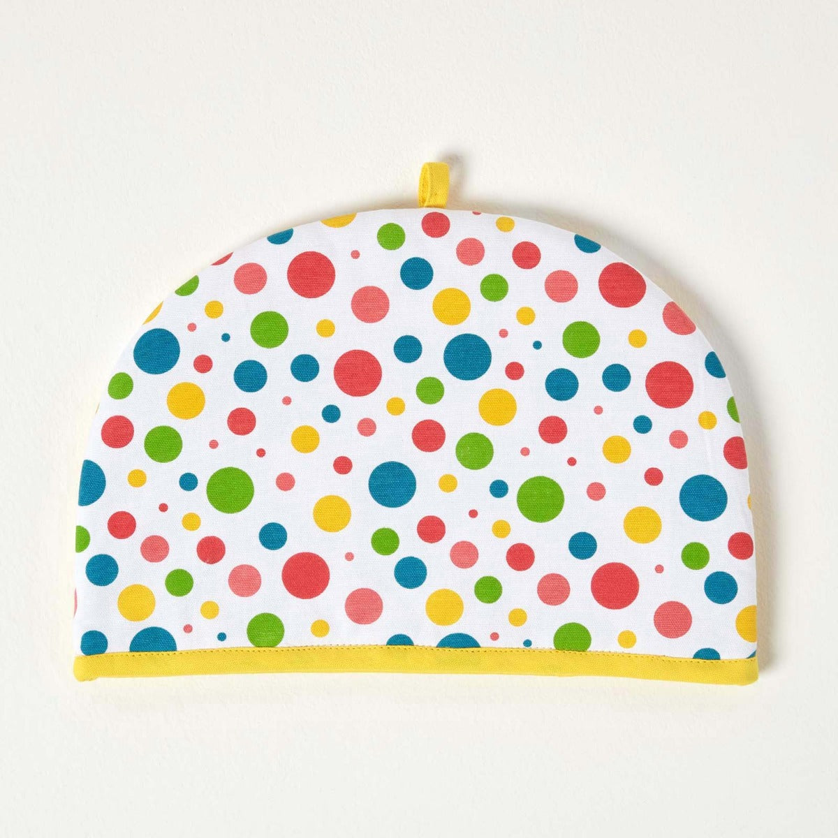 Tea Cosy Double Design Polka Dots Multi Teapot Warmer