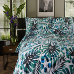 Brazil Digital Print 100% Cotton Duvet Cover Set | Single | Green