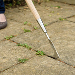 Stainless Steel Long-handled Weeding Knife With Ash Wood Handle