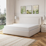 Weston Fabric Ottoman Bed Frame | Super King | Beige