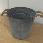 Exclusive Primula Sunset Shades 3 In 9cm Pots And Zinc Planter