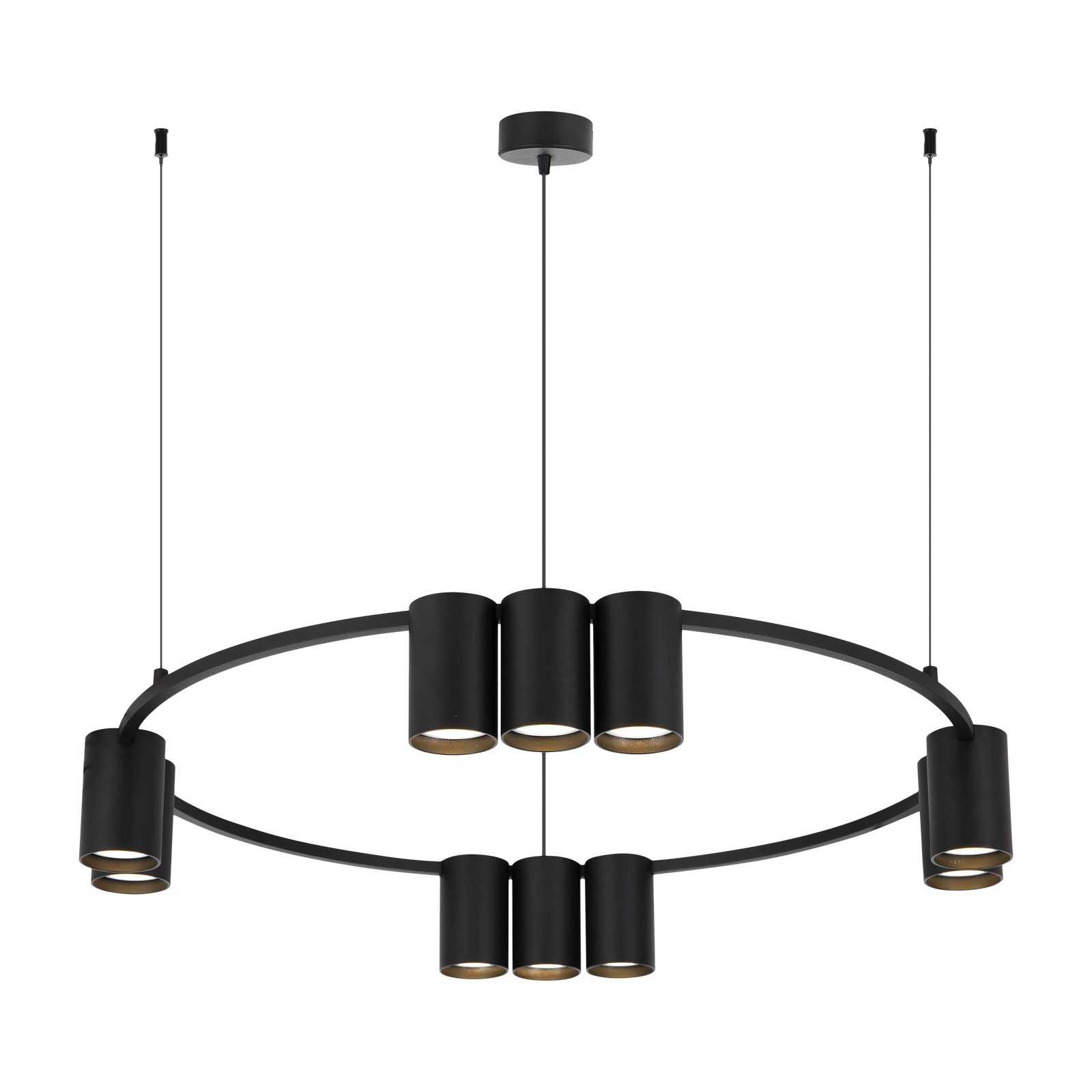 Pendant Light (circle) Genesis 10xgu10 | Black