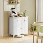 Sideboard With Drawer, Adjustable Shelf For Living Room | One Size | White