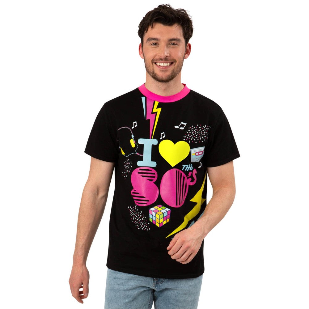 Unisex 1980s Printed T-shirt | Large