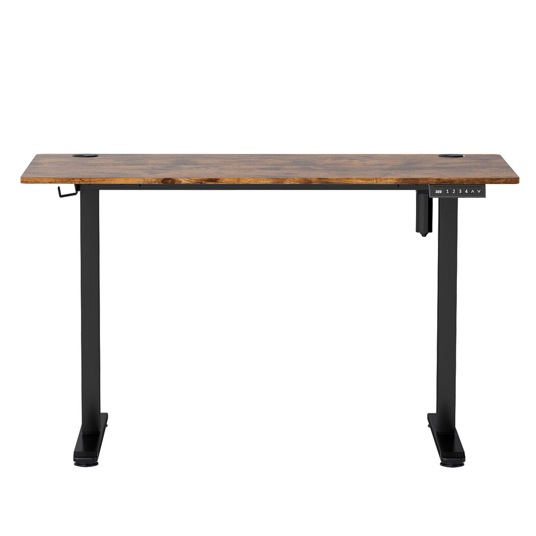 Electric Standing Desk Height Adjustable With Memory Control | Brown