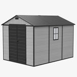 Breeins 8x10ft Plastic Garden Storage Shed With Lockable Door