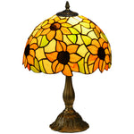 Stained Glass Table Lamp, Handmade Antique Bedside Lamp