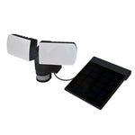 Dual Power Double Solar Security Light - 800 Lumens | Set of 1 | White