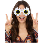 Daisy Hippie Specs, White
