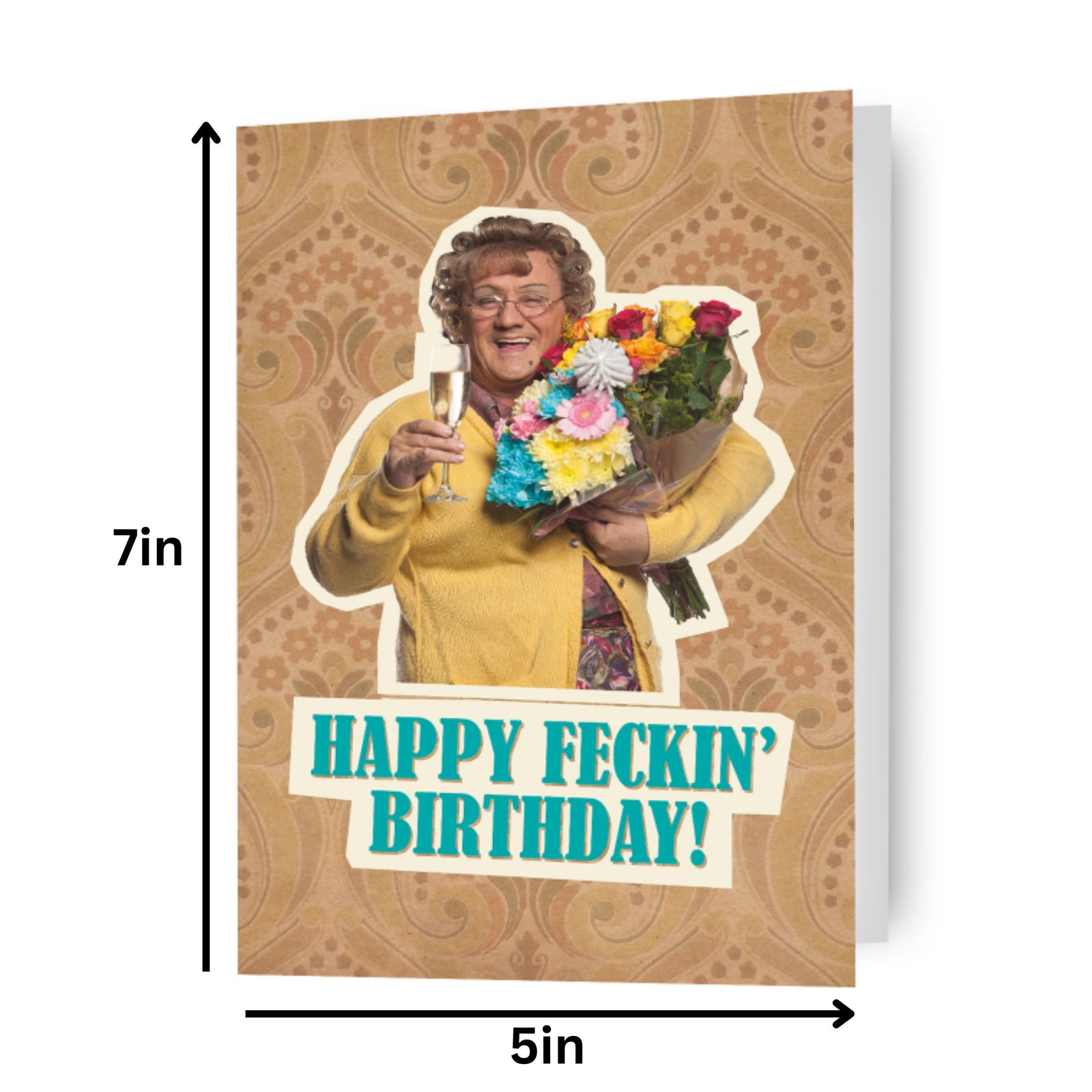 Mrs Brown's Boys Feckin'' Birthday Card Official Product