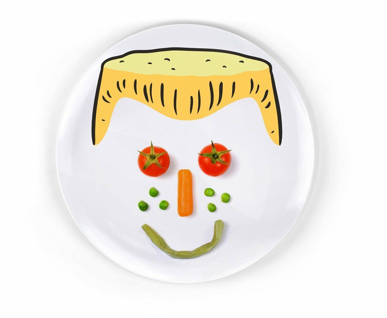 Fred Childrens Dinner Plate `dinner Do's Boy Design