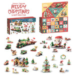 Advent Calendar Building Block Blind Box – Forest Animals Series | Holiday Countdown Toy Set