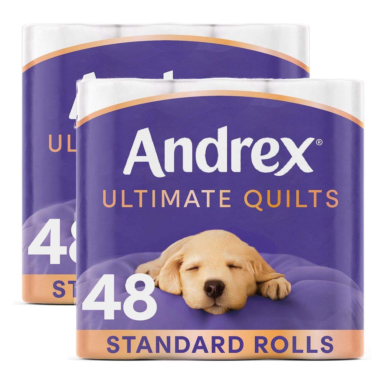 Toilet Rolls X96 Supreme Quilts Fragrance-free 3 Ply Toilet Paper