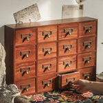 Retro Wooden Drawer Organzier Box