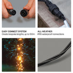 Eagle Connect Led String Lights Black Rubber Warm White