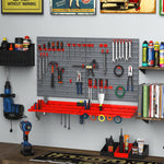 54 Pcs On-wall Tool Organizer, Pegboard