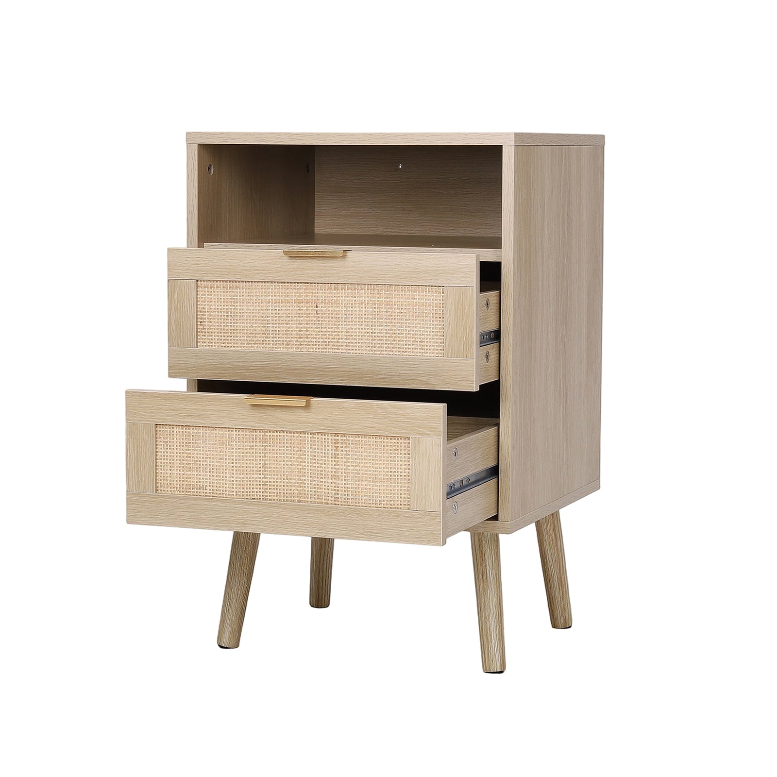Breeins Nightstand Bedside Table With Drawers