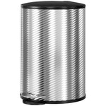20l Kitchen Pedal Bin, Stainless Steel Bin Soft-close Lid