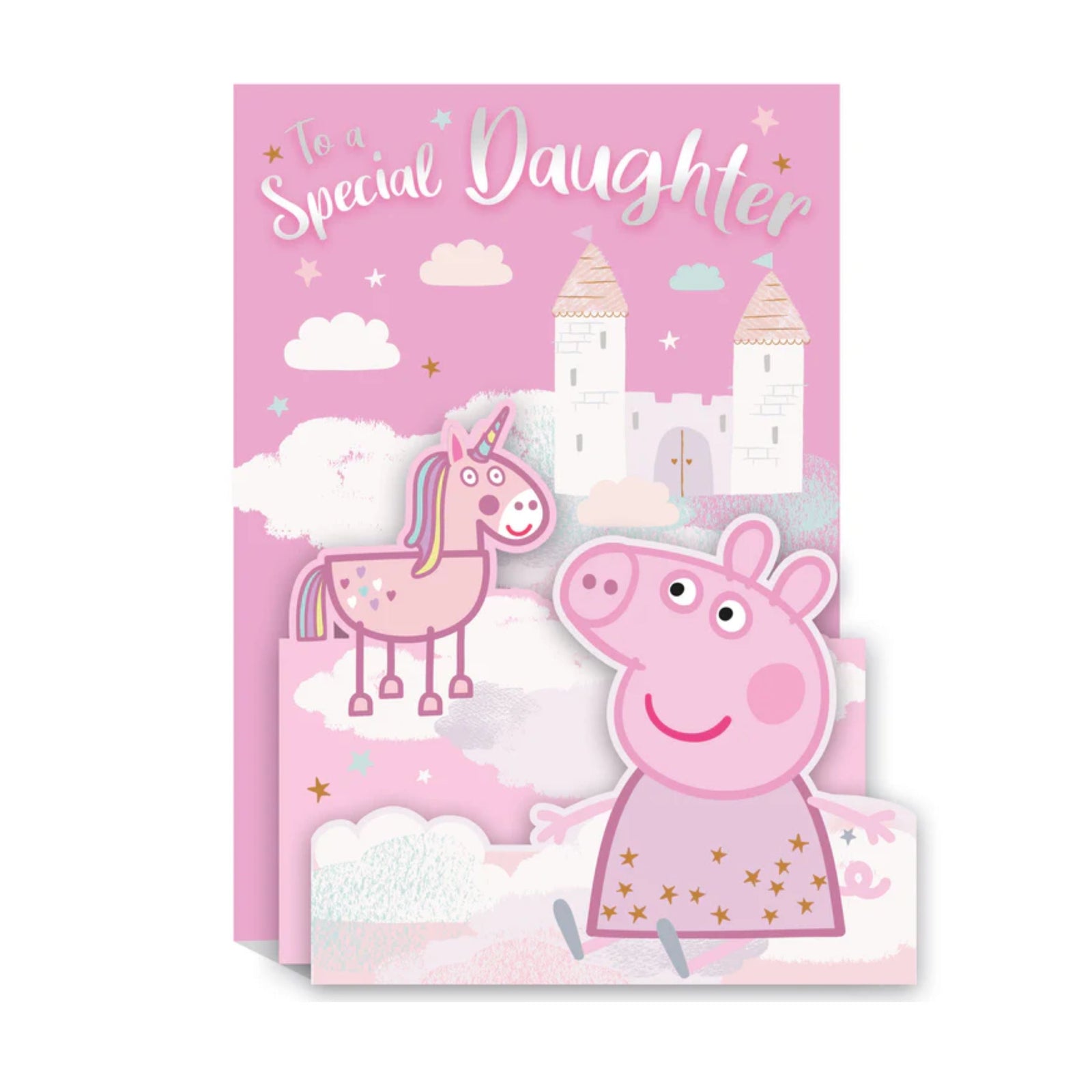 Peppa Pig Daughter Pop Up Birthday Card Official Product