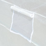 6x3x2m Greenhouse Replacement Cover - Tunnel | White