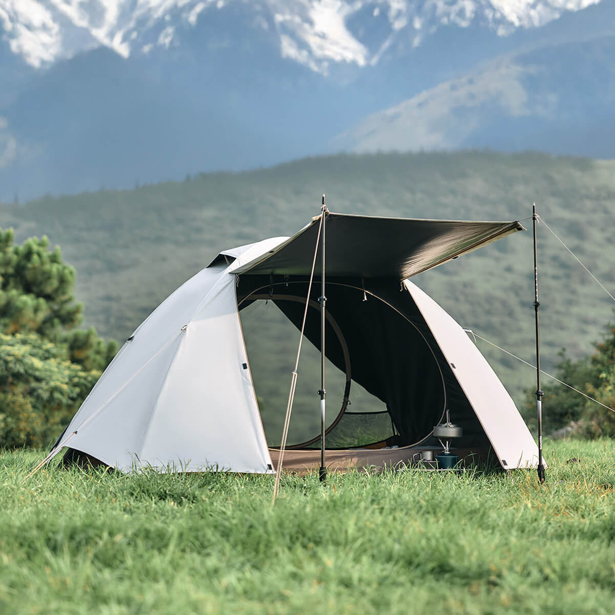Cloud Creek Series - 3 Person Tent (vinyl Edition) | White