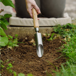 Stainless Steel Small Bulb Planter With Ash Handle | Small