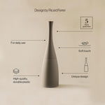 Toilet Brush & Holder, Soft-finish Coating, Saku Collection | Lime