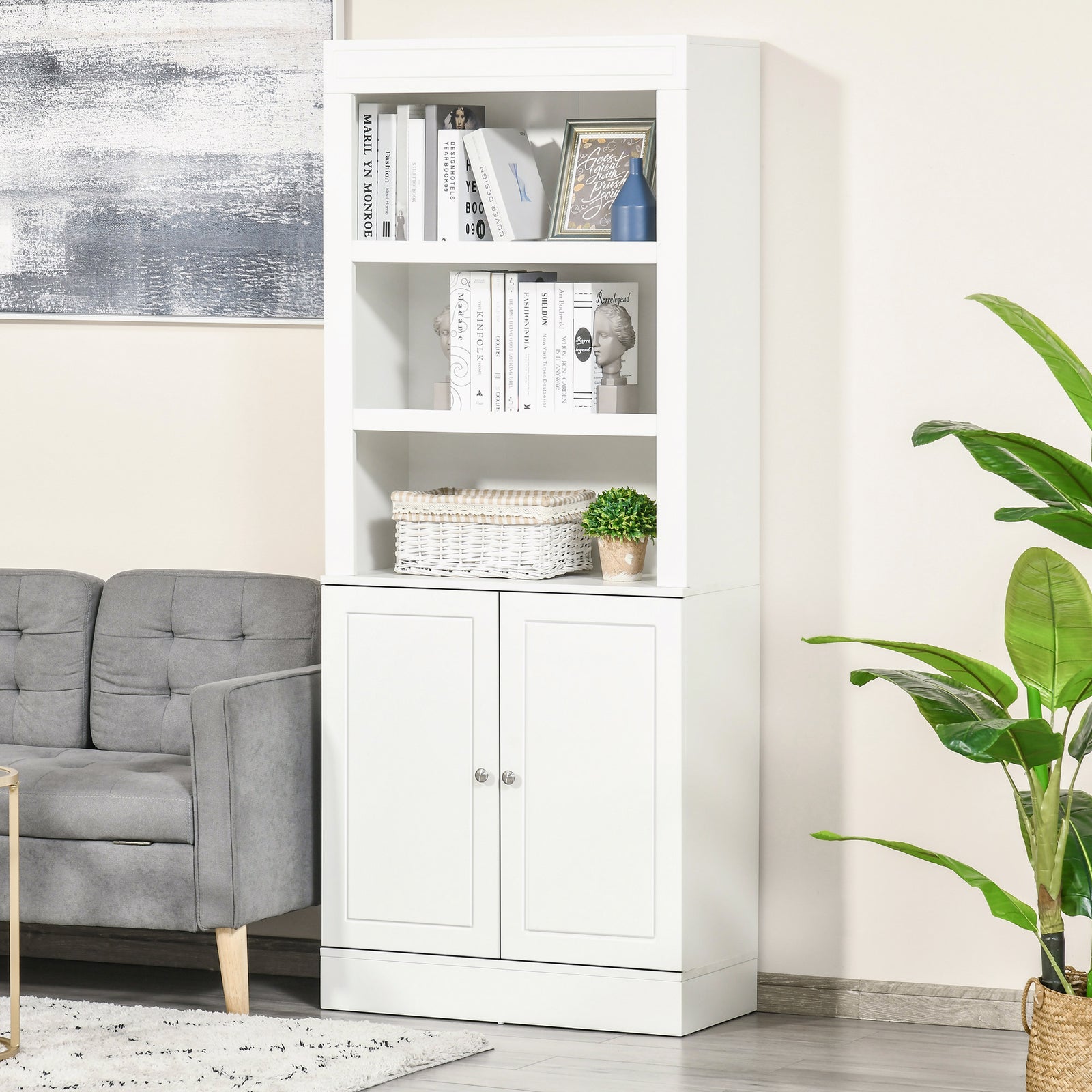Modern Sideboard With 6 Tier Shelving
