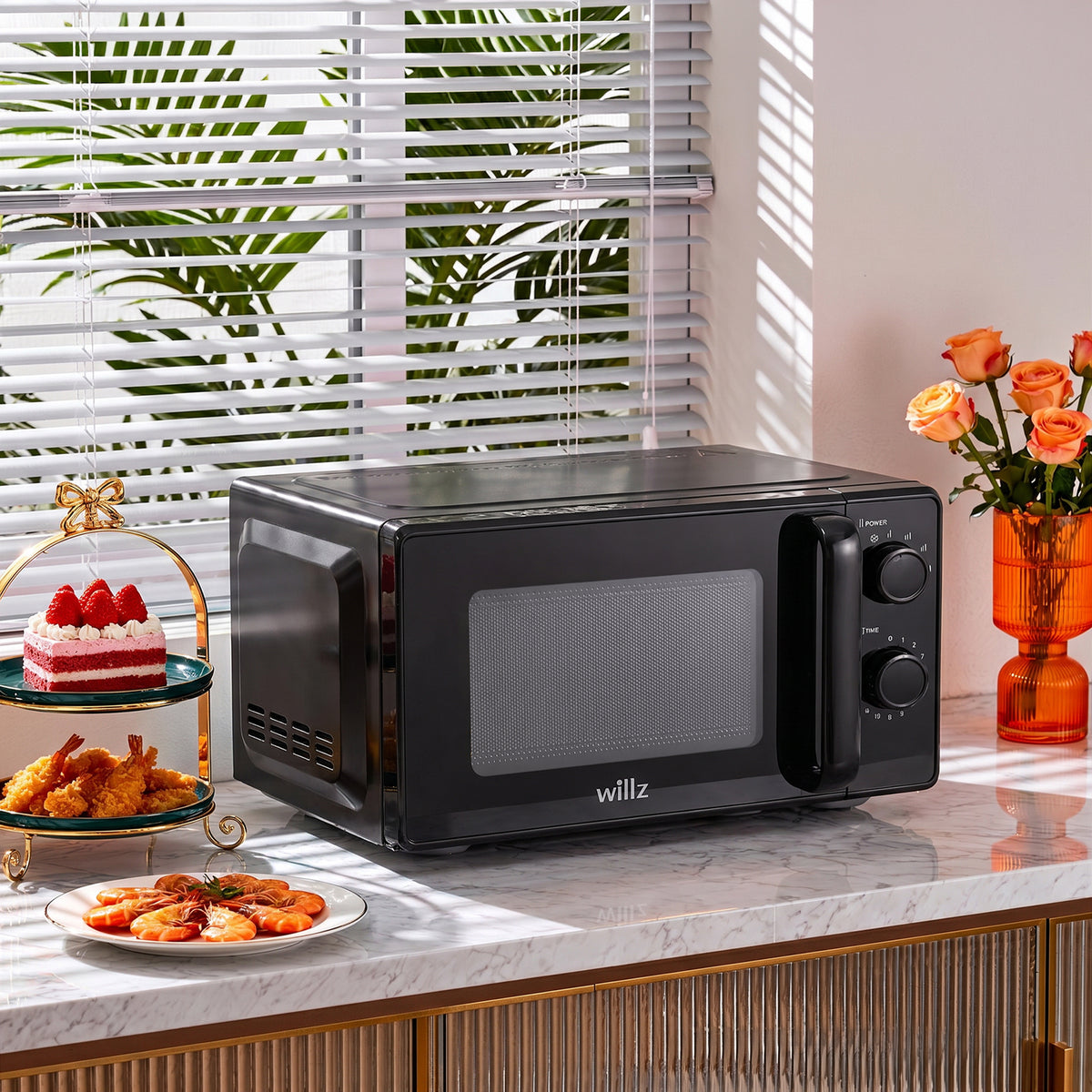 20l Manual Microwave Oven 700w With 6 Power Levels