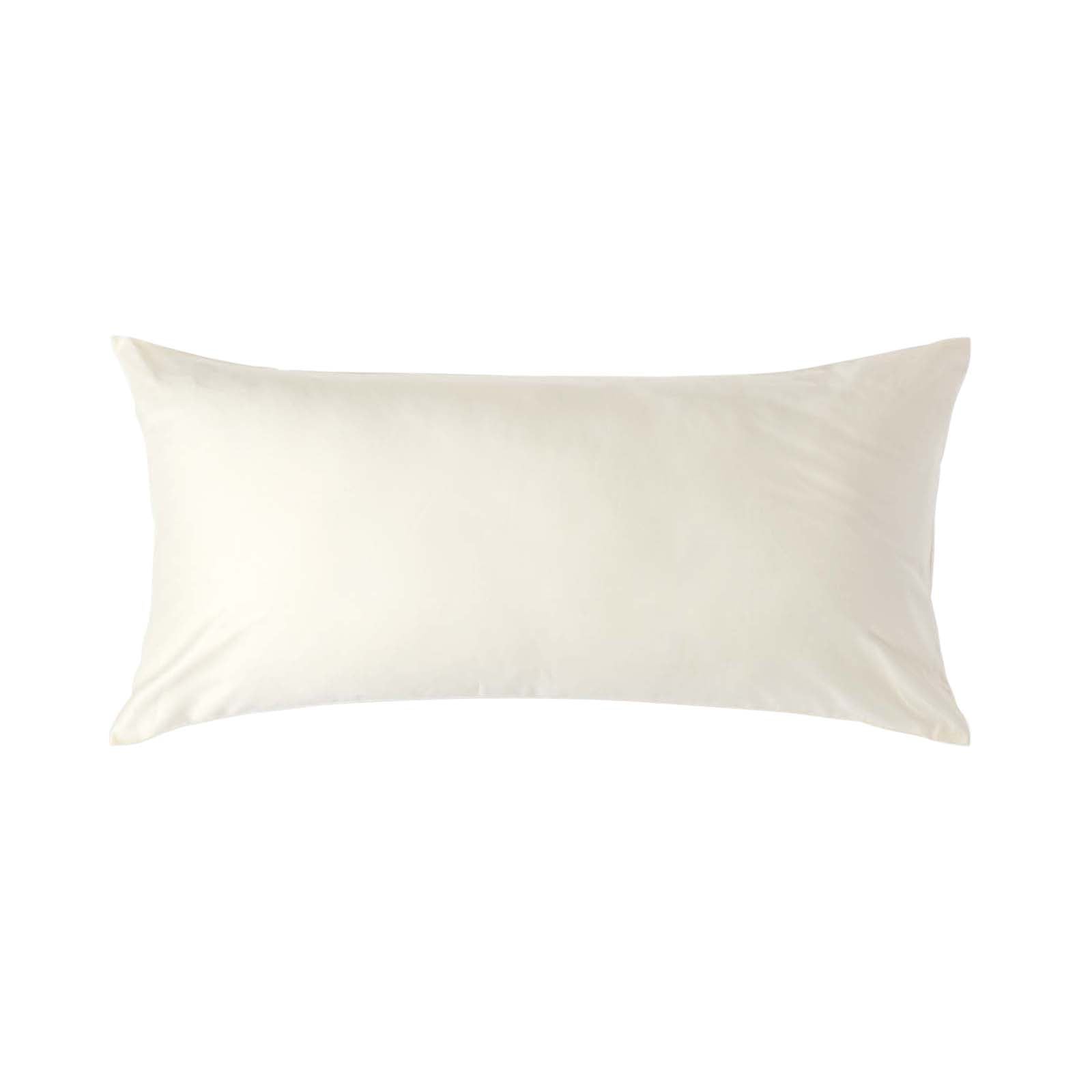 European Size Egyptian Cotton Pillowcase 1000 Tc | 40 x 80cm | Cream