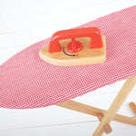 Wooden Pretend Play Ironing Board With Iron