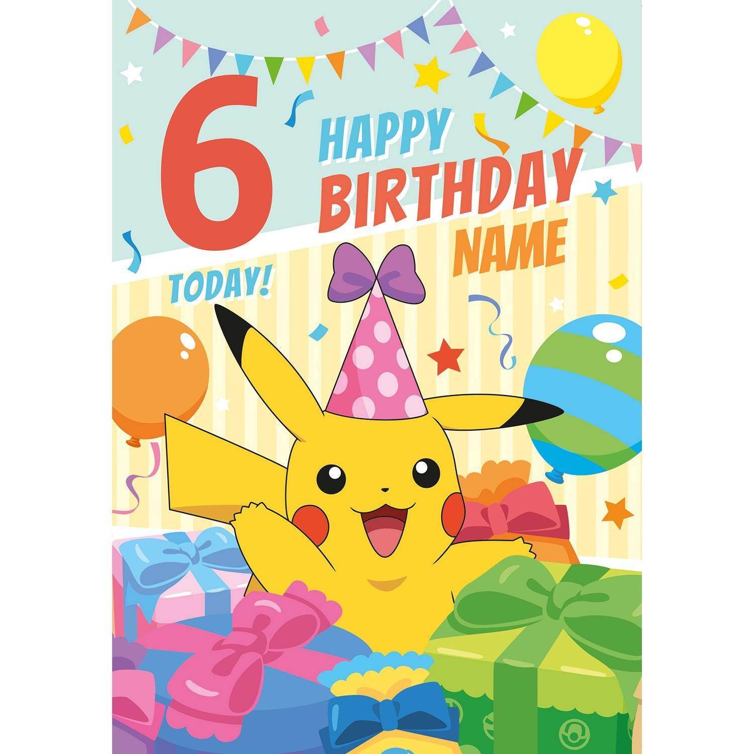 Personalised Any Age Birthday Card Official Product