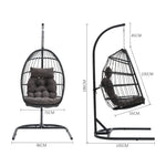 Garden Sanctuary Outdoor Hanging Egg-shaped Chair