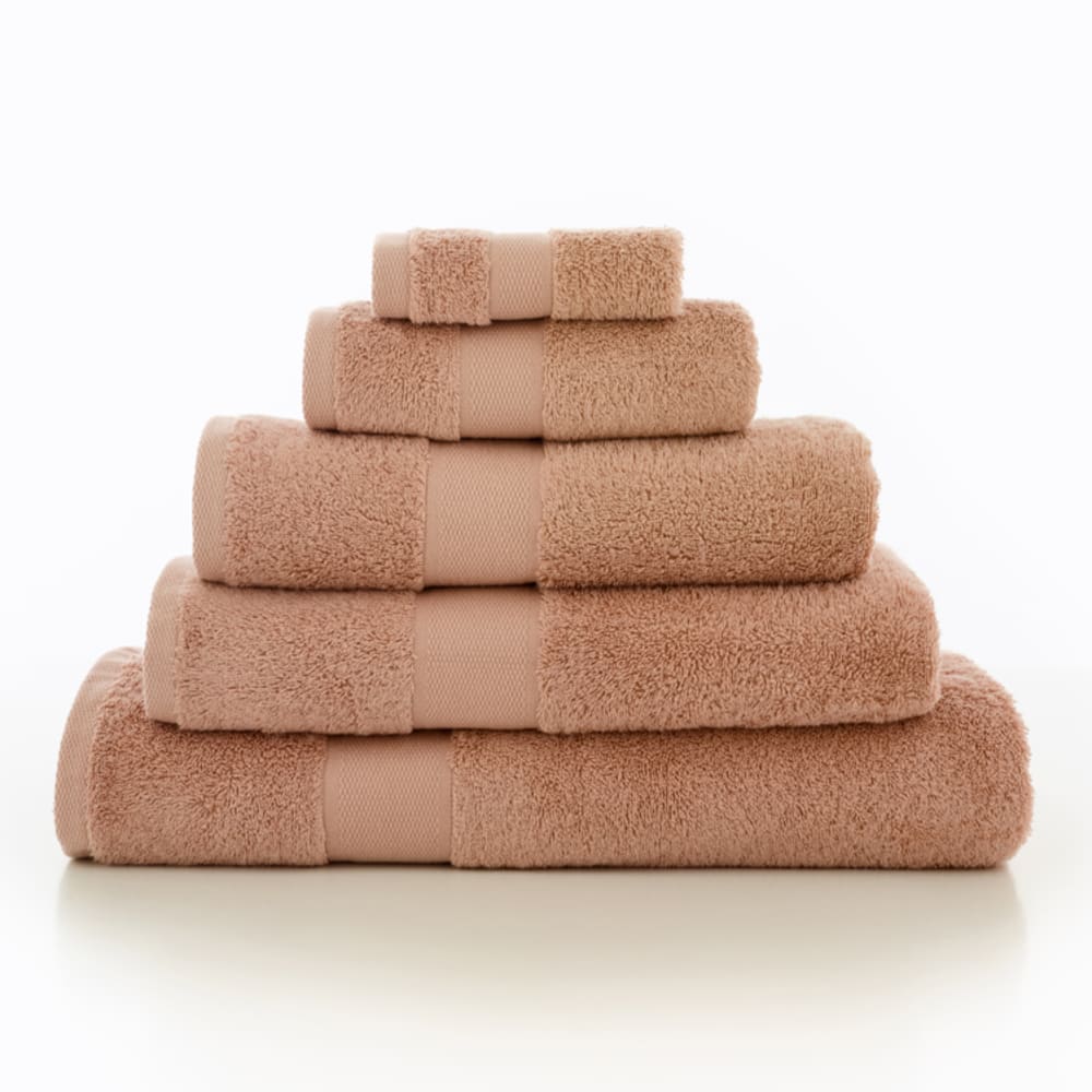 Egyptian Embrace Towels – 550gsm Egyptian Cotton, Fluffy Soft & Highly Absorbent | Hand Towel Pair | Coral