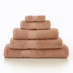 Egyptian Embrace Towels – 550gsm Egyptian Cotton, Fluffy Soft & Highly Absorbent | Hand Towel Pair | Coral