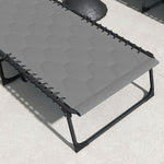 Foldable Sun Lounger Set W/ Padded Seat | Set-of-2